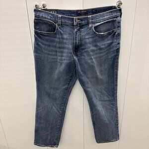 Lucky Brand Jeans Mens 36x30 Blue Medium Wash Cotton Stretch 223 Straight Fit